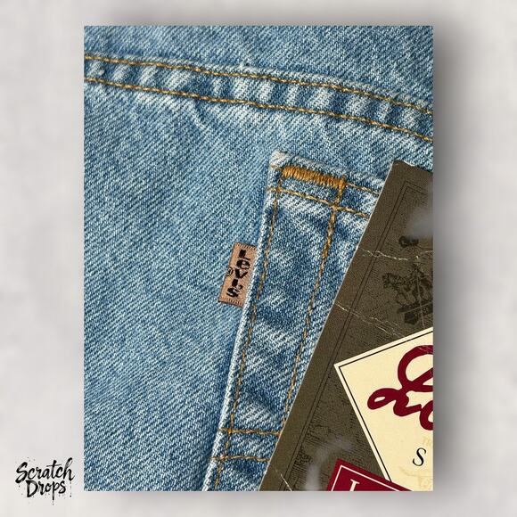 Vintage Levi's Strauss Signature 545 Men's Jeans NWT Deadstock W54 L32 Loose Fit - Picture 8 of 9